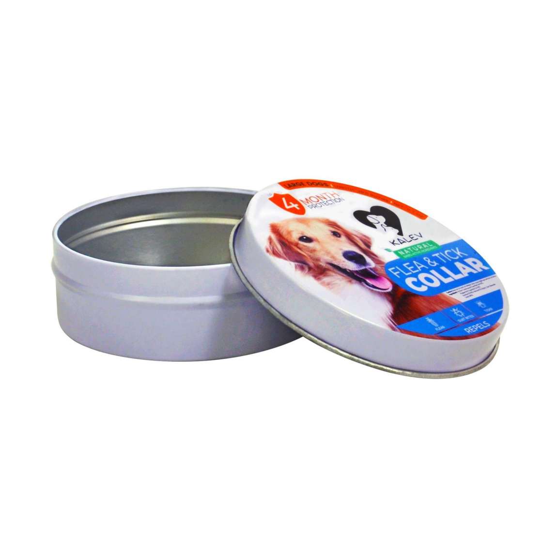 small metal round box dog food tin thin box packaging aluminum mint candy container